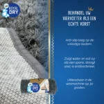 Mikrofaser Napfunterlage mit rutschhemmender Unterseite, 61 x 45 cm – Royal Dry – Bild 3