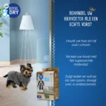 Mikrofaser Hundebademantel XS, Rückenlänge 30 bis 35 cm – Royal Dry – Bild 4