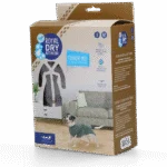 Mikrofaser Hundebademantel S, Rückenlänge 37 bis 45 cm – Royal Dry