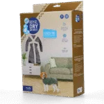 Hundebademantel aus Mikrofaser M, Rückenlänge 50 bis 58 cm – Royal Dry