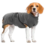 Hundebademantel aus Mikrofaser M, Rückenlänge 50 bis 58 cm – Royal Dry – Bild 2