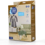 Mikrofaser Hundebademantel XL, Rückenlänge 70 bis 80 cm – Royal Dry