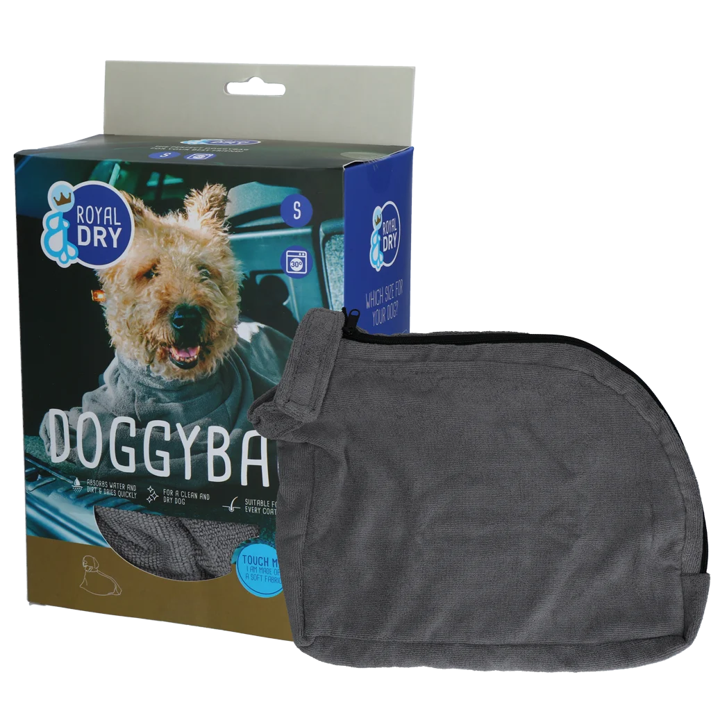 Hundetrockensack aus Mikrofaser S, Rückenlänge 40 cm – Royal Dry Doggy Bag – Bild 1