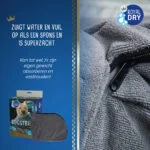 Hundetrockensack aus Mikrofaser S, Rückenlänge 40 cm – Royal Dry Doggy Bag – Bild 4