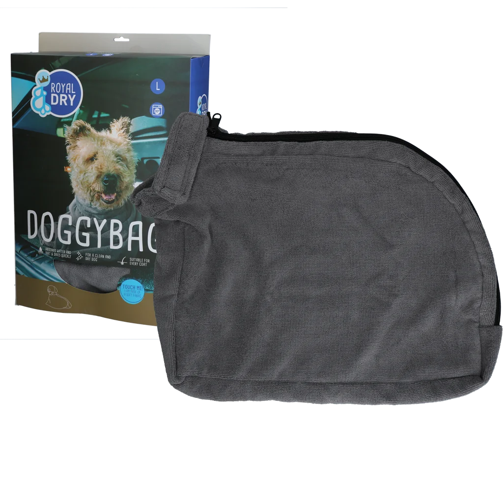 Hundetrockensack aus Mikrofaser L, Rückenlänge 75 cm – Royal Dry Doggy Bag – Bild 1