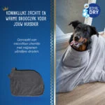 Hundetrockensack aus Mikrofaser L, Rückenlänge 75 cm – Royal Dry Doggy Bag – Bild 5