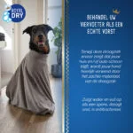 Hundetrockensack aus Mikrofaser L, Rückenlänge 75 cm – Royal Dry Doggy Bag – Bild 6