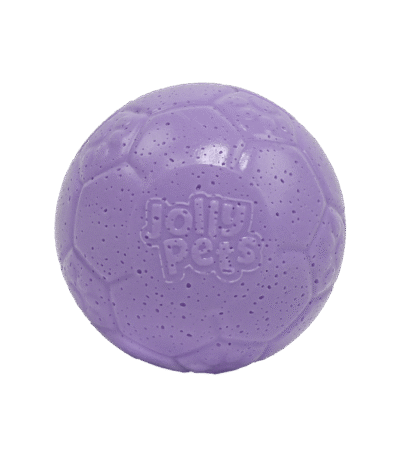 Fußball für Hunde, Helllila, 7,5 cm – Jolly Pets Mini Soccer Ball