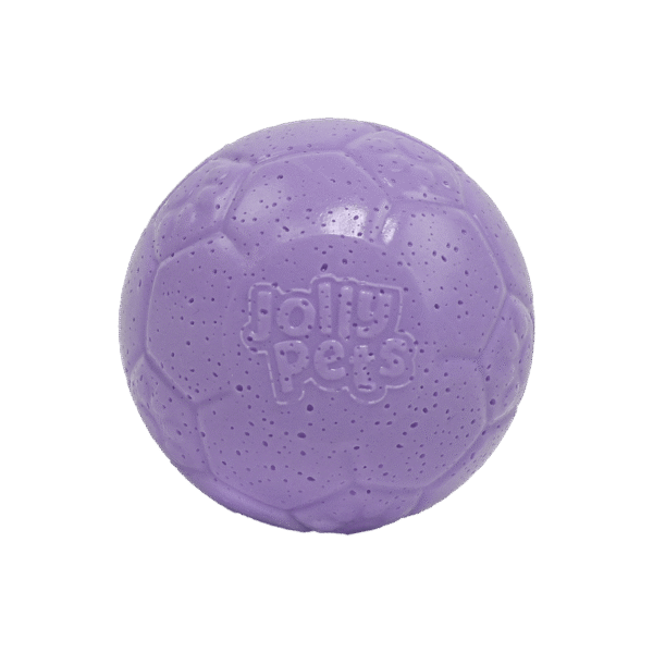 Fußball für Hunde, Helllila, 7,5 cm – Jolly Pets Mini Soccer Ball