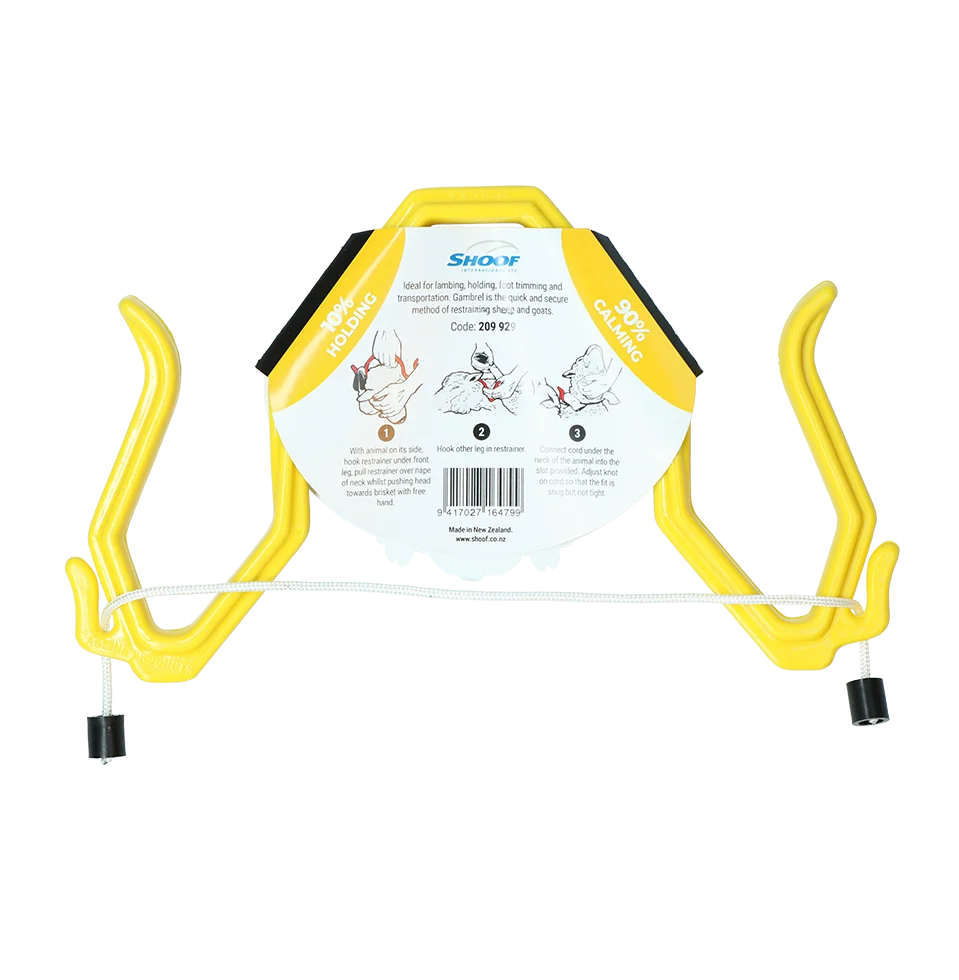 Haltevorrichtung für Schafe aus Polycarbonat, 17 cm – Shoof Gambrel Restrainer S – Bild 2