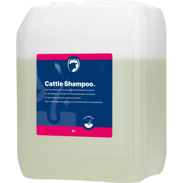 Rindershampoo für Tierschauen, 5 l – Excellent Cattle Shampoo