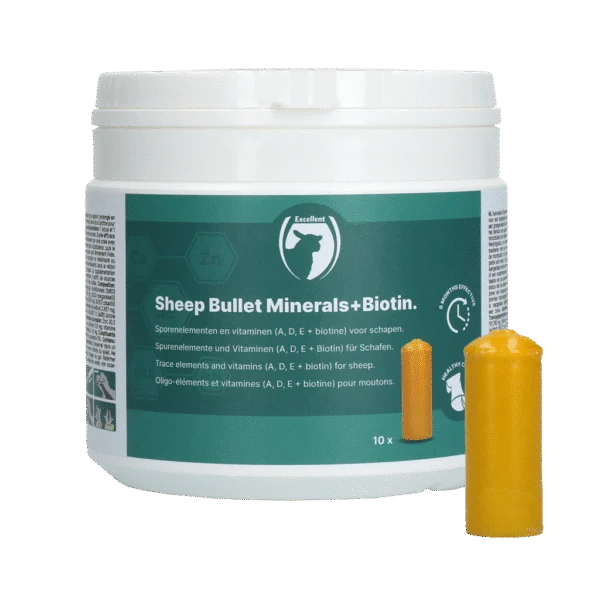 Schafbolus mit Biotin, 10 Stück – Excellent Sheep Bullet Minerals + Biotin