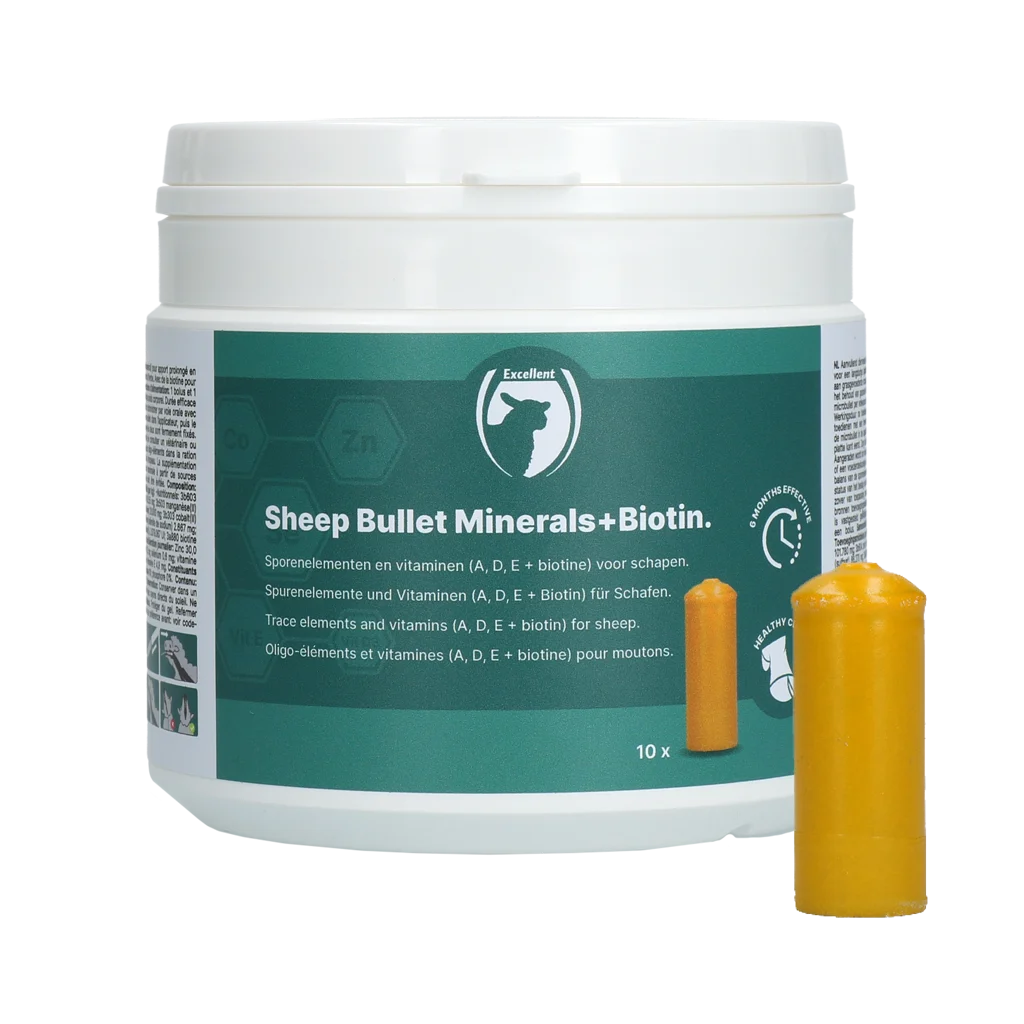 Schafbolus mit Biotin, 10 Stück – Excellent Sheep Bullet Minerals + Biotin – Bild 1
