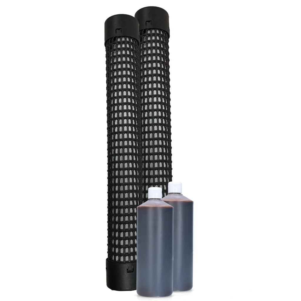 Weideset gegen Raubtiere, 2 Rohre und 2 x 1 l Flüssigkeit – Shield Up Stay Away Weideset gegen Raubtiere – Bild 2