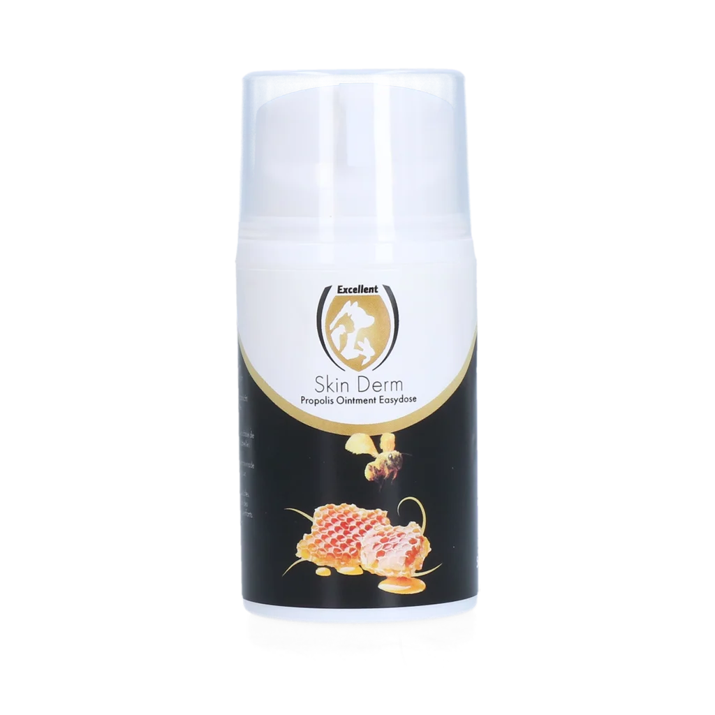 SKIN0175.png Hautsalbe mit Propolis und Honig, 50 ml Easydose – Excellent Skin Derm Propolis & Honig Salbe – Bild 1