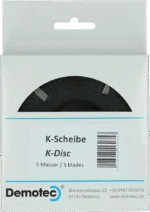 Schleifscheibe mit 5 Messern, 100 mm – Demotec K Disc