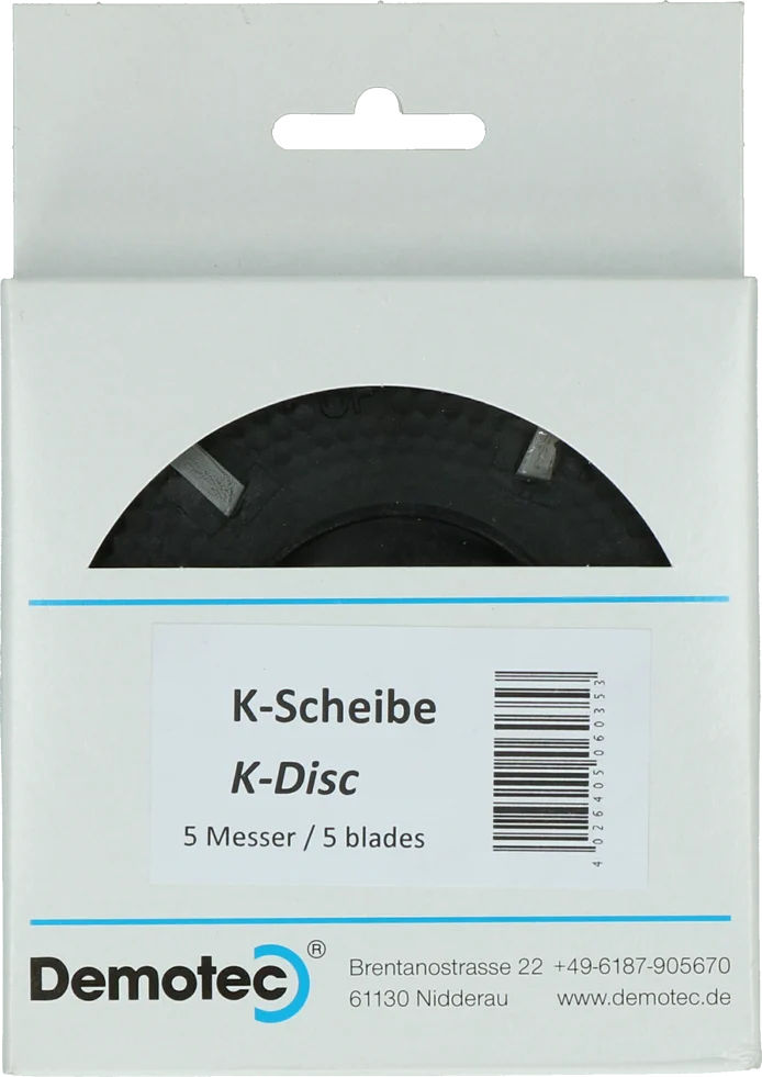 Schleifscheibe mit 5 Messern, 100 mm – Demotec K Disc