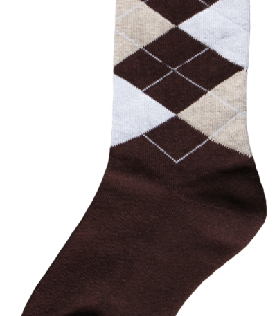 Reitsocken in Braun, Beige und Weiß, Größe 43 bis 46