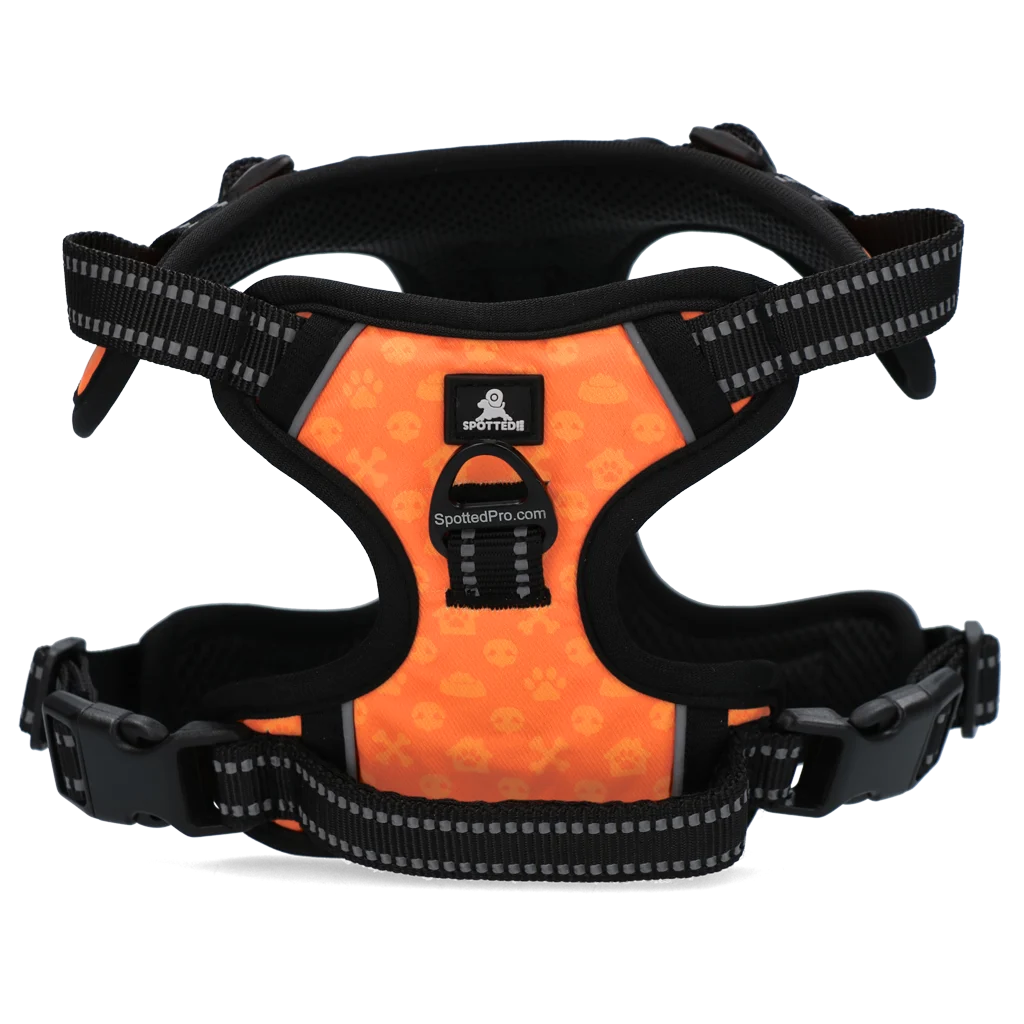 Hundegeschirr Anti Pull mit Griff, Orange XS – Spotted! Pro No Pull – Bild 3