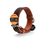 Lederhalsband für Hunde mit digitaler Hundemarke, 50 cm, Braun – Spotted! Pro – Bild 4