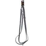 Trainingsleine aus Leder für Hunde, Grau, 250 cm x 16 mm – Spotted! Pro – Bild 2