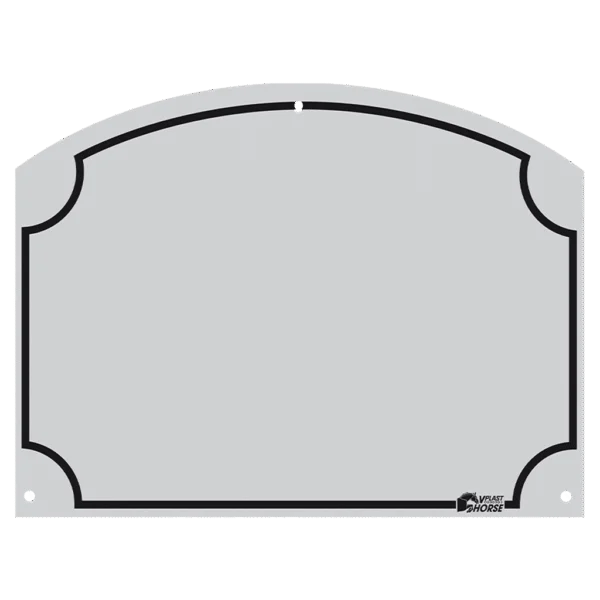 Stallnamensschild aus ABS Kunststoff 70 x 95 mm – Vplast