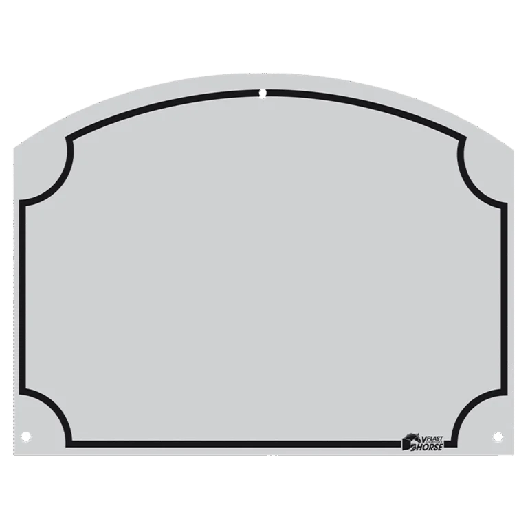 Stallnamensschild aus ABS Kunststoff 70 x 95 mm – Vplast
