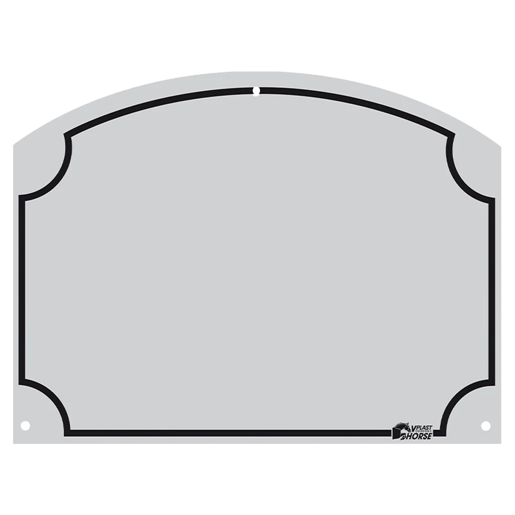 STAL0065.png Stallnamensschild aus ABS Kunststoff 70 x 95 mm – Vplast – Bild 1