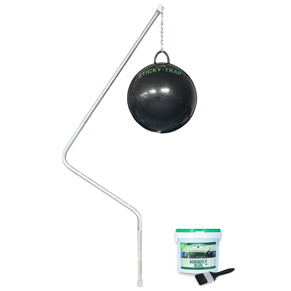 Bremsenfalle mit 60 cm großer Kugel und 1,5 l Leim – Sticky Trap Leimfalle Komplett Heavy – Bild 1