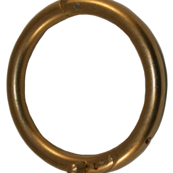 Messingbullenring 61 mm mit Schraube