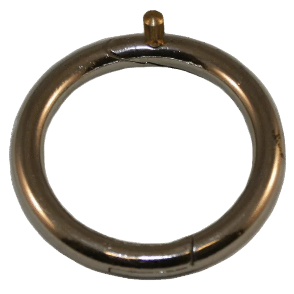Bullenring aus Messing 52 bis 54 mm mit Schraube
