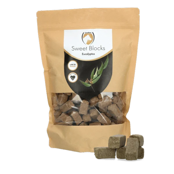 Pferdeleckerlis Eukalyptus, zuckerarm, 1 kg – Excellent Horse Sweet Blocks