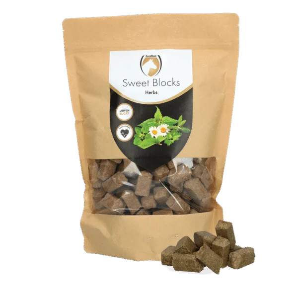 Pferdeleckerchen mit Kräutern, 1 kg – Excellent Horse Sweet Blocks Herbs