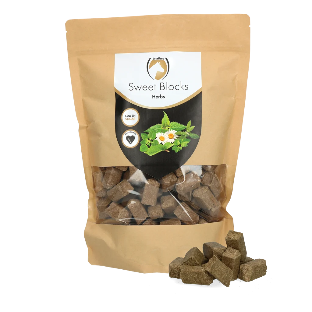 SWEE0017.png Pferdeleckerchen mit Kräutern, 1 kg – Excellent Horse Sweet Blocks Herbs – Bild 1