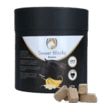 Pferdeleckerlis Banane, zuckerarm, 1,2 kg – Excellent Horse Sweet Blocks