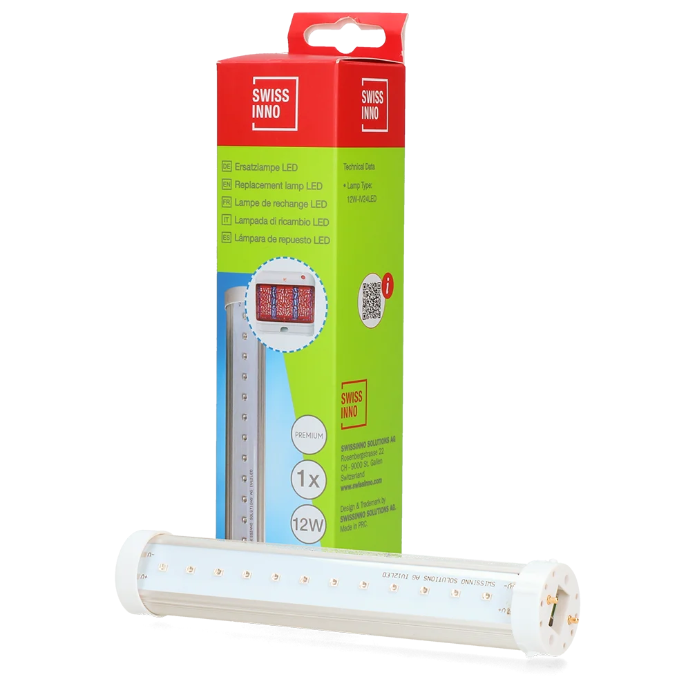 UVA Ersatzlampe 12 W, 1 Stück – Swissinno Insect Destroyer 24W – Bild 1