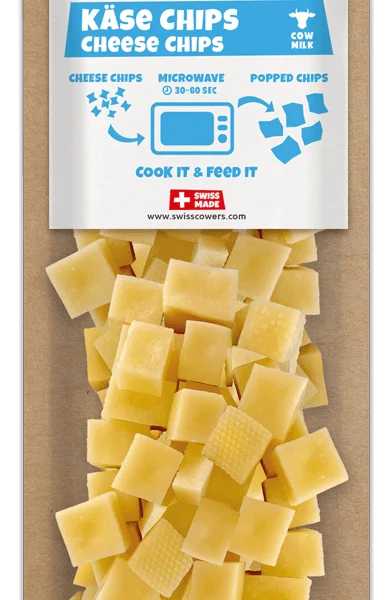Käsewürfel zum Aufbacken für Hunde – SwissCowers Cheese Chips