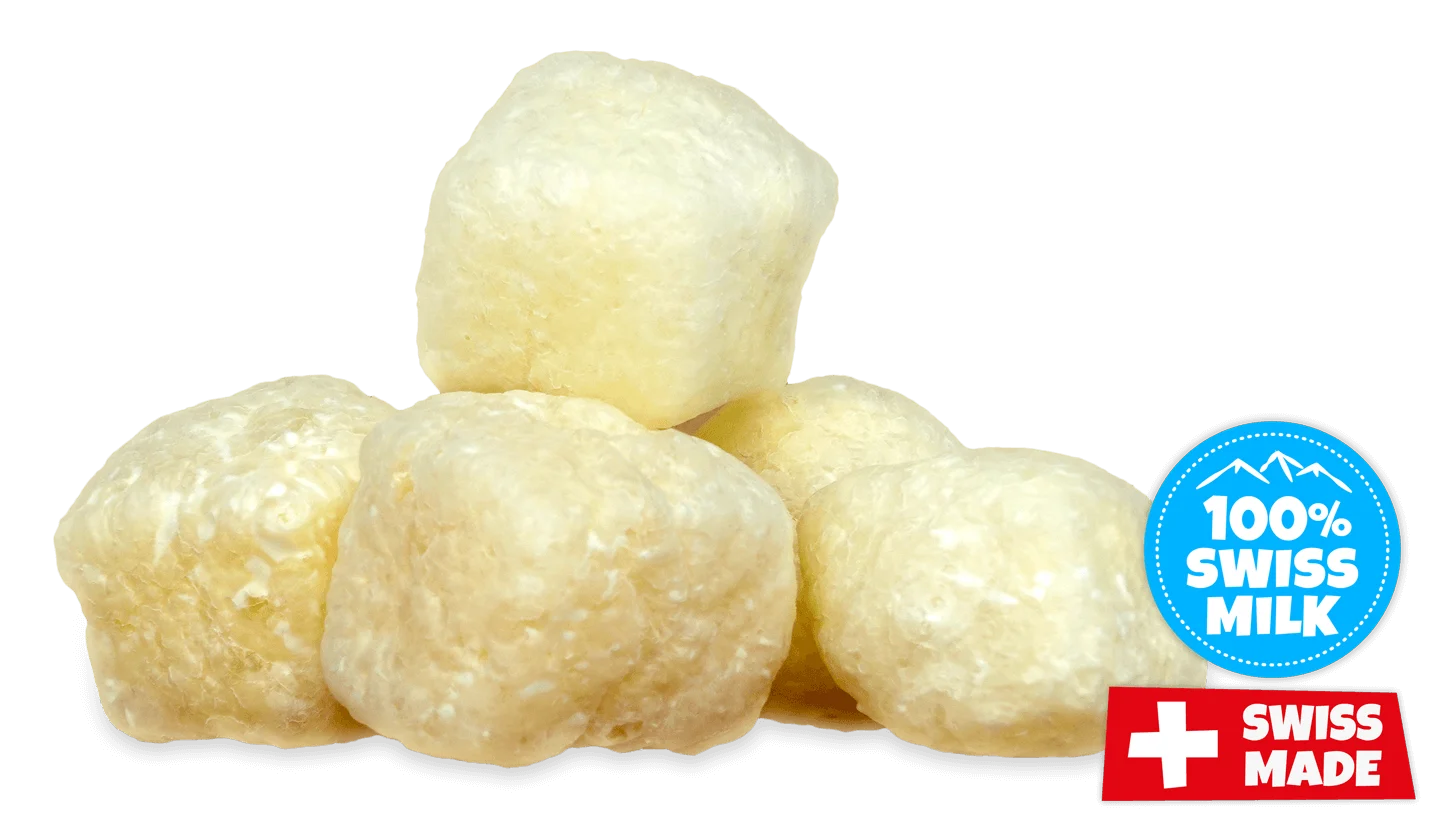 Käsesnacks für Hunde, knusprig, 28 Belohnungshappen – SwissCowers Cheese Crunchies Original – Bild 3