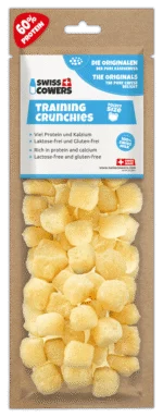 Käse Trainingssnacks für Hunde, 30 Belohnungen – SwissCowers Cheese Crunchies Training Original