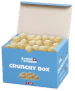 Käsesnacks für Hunde, knusprig, 118 Belohnungen – SwissCowers Cheese Crunchies Crunchy Box