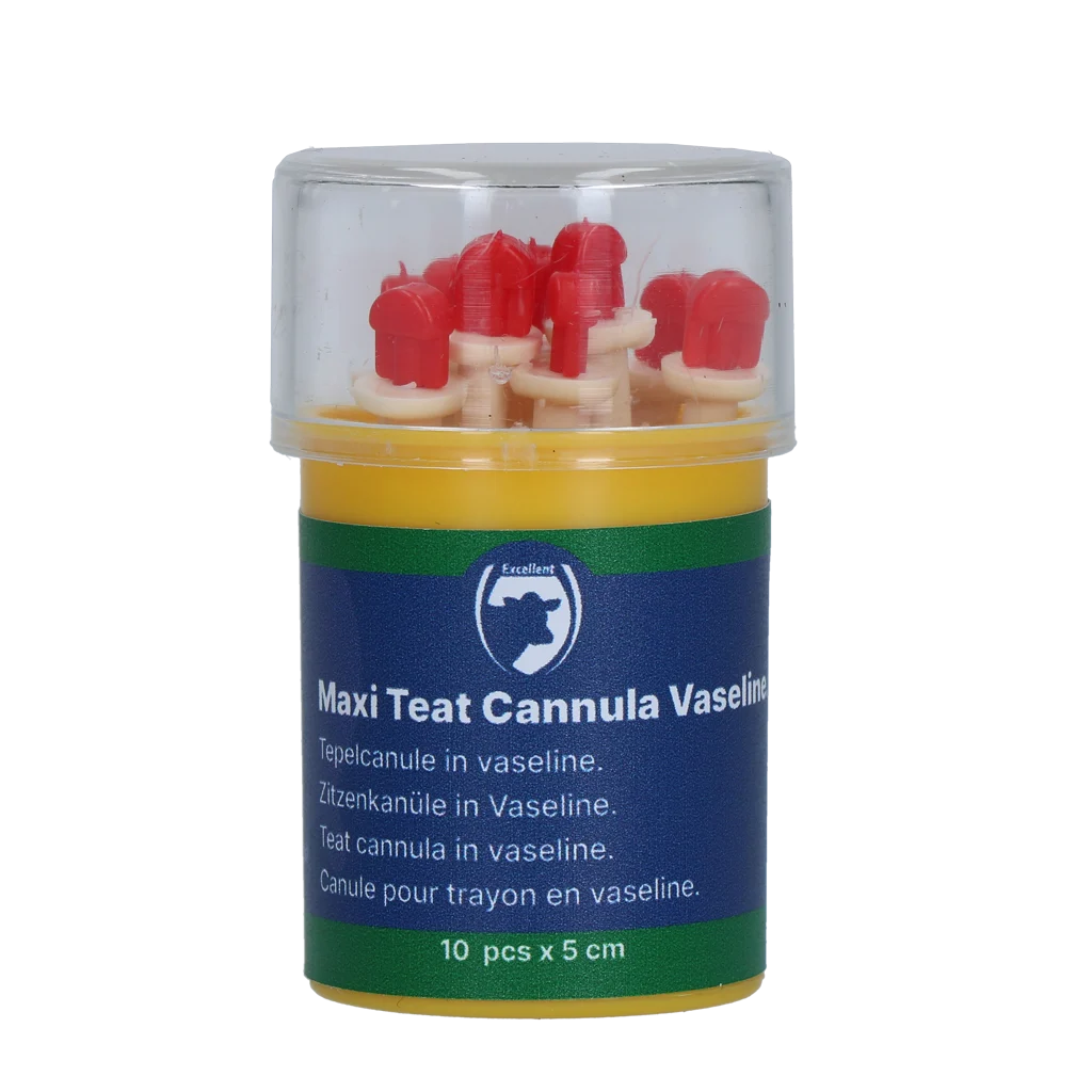 TEPE0003P.png Zitzenkanüle in Vaseline, 50 mm, 10 Stück – Excellent Maxi Zitzenkanüle – Bild 1