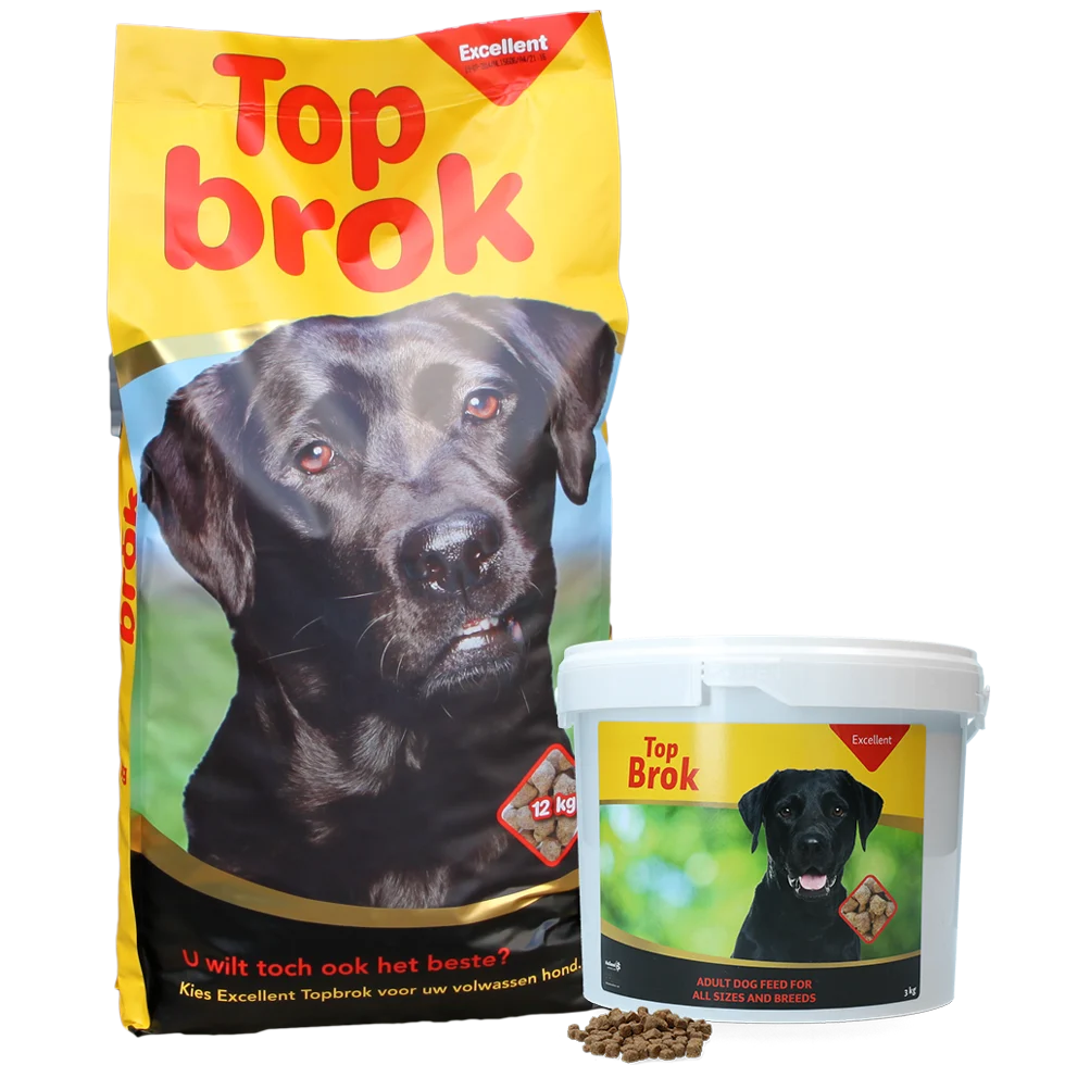 Hundefutter für ausgewachsene Hunde, 12 kg – Topbrok Excellent Hond Adult – Bild 2