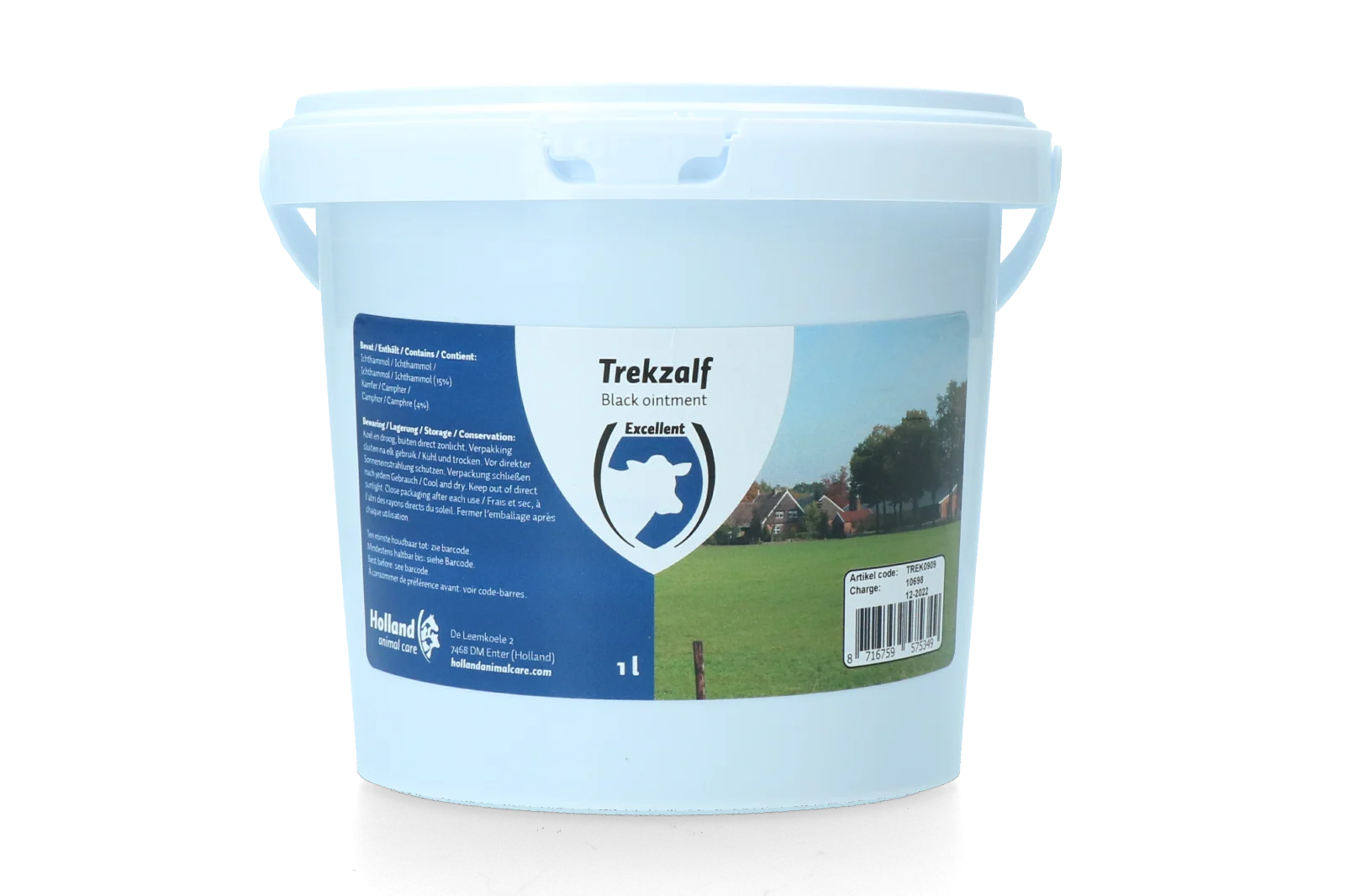 Zugsalbe mit 4% Kampfer und 15% Ichthammol, 1 l – Excellent Zugsalbe – Bild 1