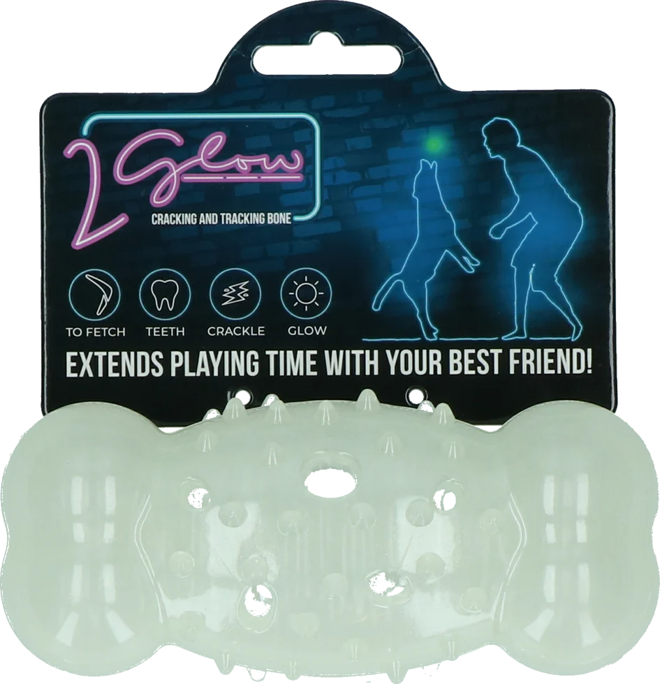 TWOG0001.png Leuchtender Spielknochen für Hunde – 2 Glow Cracking & Tracking Bone – Bild 1