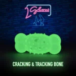 Leuchtender Spielknochen für Hunde – 2 Glow Cracking & Tracking Bone – Bild 3