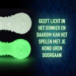 Leuchtender Spielknochen für Hunde – 2 Glow Bone of it's Own – Bild 4