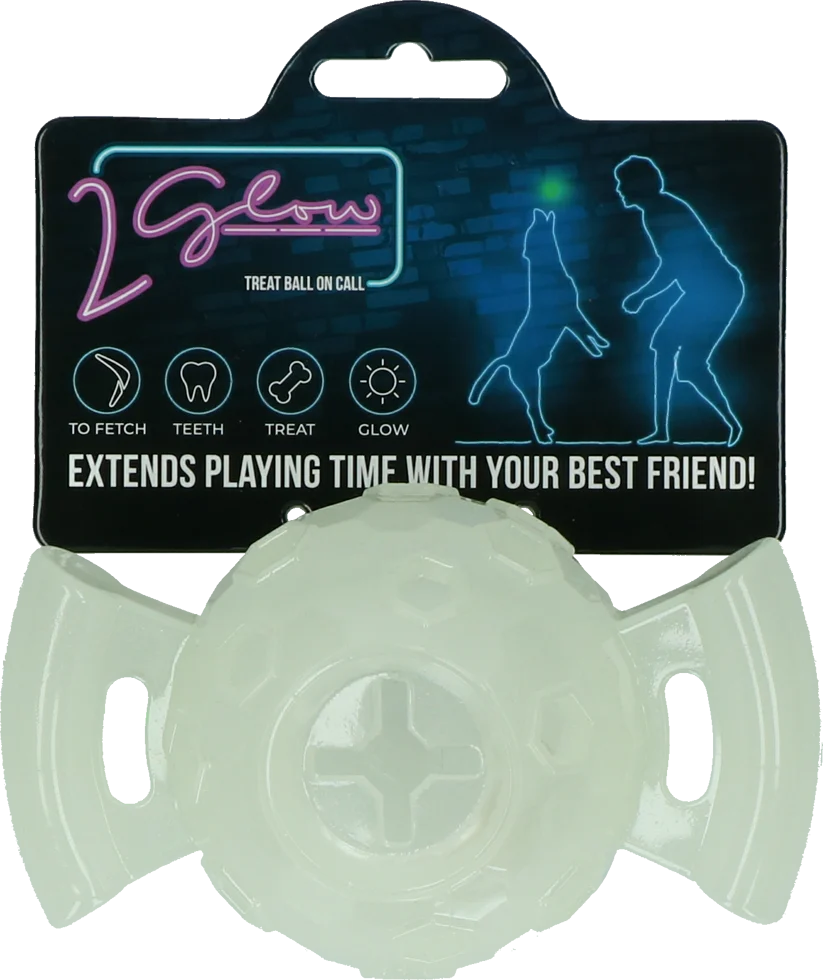 Leuchtender Hundeball – 2 Glow Treat Ball on Call – Bild 1