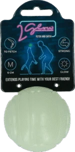 Hundespielzeug, das im Dunkeln leuchtet – 2 Glow Fetch & Play