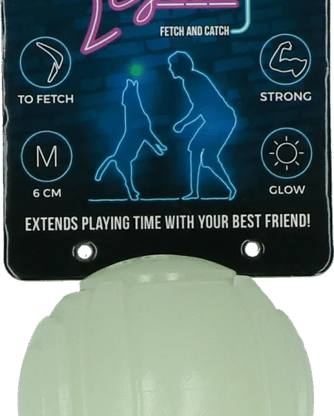Hundespielzeug, das im Dunkeln leuchtet – 2 Glow Fetch & Play