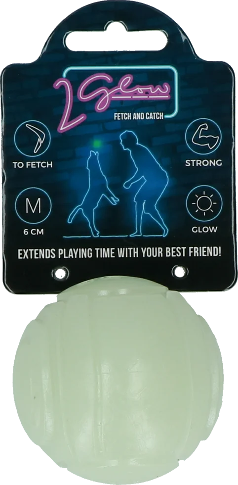 Hundespielzeug, das im Dunkeln leuchtet – 2 Glow Fetch & Play – Bild 1